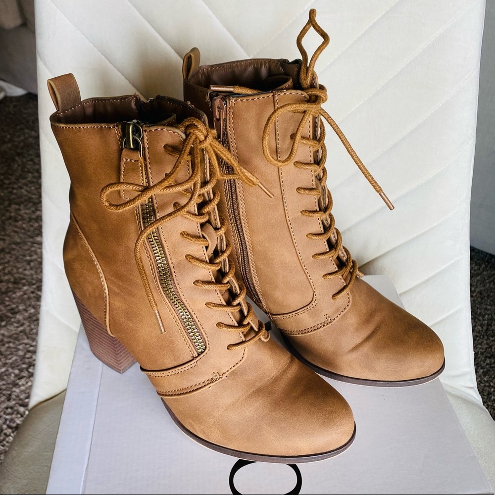 XOXO Lace Up Boot